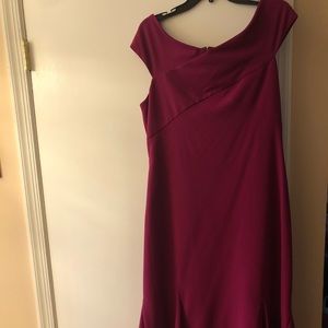 Brand New Beautiful Berry Color fit and flare dress